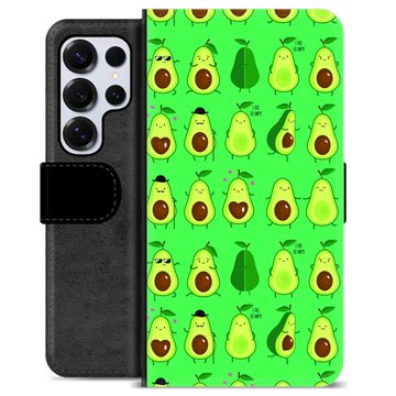 Etui Portfel Premium - Samsung Galaxy S25 Ultra - Wzór Awokado