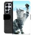 Etui Portfel Premium - Samsung Galaxy S25 Ultra - Kot