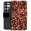 Etui Portfel Premium - Samsung Galaxy S25 Ultra - Ziarna Kawy