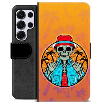 Etui Portfel Premium - Samsung Galaxy S25 Ultra - Letnie Szkielet