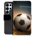 Etui Portfel Premium - Samsung Galaxy S25 Ultra - Piłka Nożna