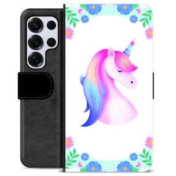 Etui Portfel Premium - Samsung Galaxy S25 Ultra - Jednorożec