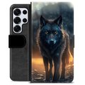 Etui Portfel Premium - Samsung Galaxy S25 Ultra - Wilk