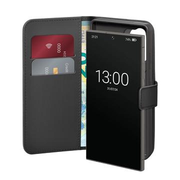 Etui portfelowe Samsung Galaxy S25 Ultra z 2 miejscami na karty Puro - czarne
