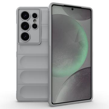 Samsung Galaxy S25 Ultra Etui z TPU Rugged - Jasnoszary