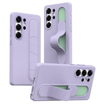 Samsung Galaxy S25 Ultra Smart hybrydowe etui ze stojącym uchwytem - fioletowy