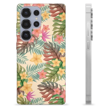 Etui TPU - Samsung Galaxy S25 Ultra - Różowe Kwiaty