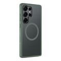 Samsung Galaxy S25 Ultra Tactical MagForce Hyperstealth Hybrydowe Etui - Zielony Las