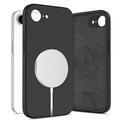 Etui z płynnego silikonu iPhone 16e Tech-Protect - kompatybilny z MagSafe - czarny