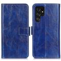 Samsung Galaxy S25 Ultra Etui portfelowe z magnetycznym zamknięciem - Błękit