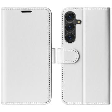 Etui z Portfelem do Samsung Galaxy S25 z Magnetycznym Zamknięciem - Biel
