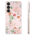 Etui TPU - Samsung Galaxy S25+ - Kwiaty Akwarelowe