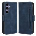 Samsung Galaxy S25+ Etui z portfelem na karty - niebieskie