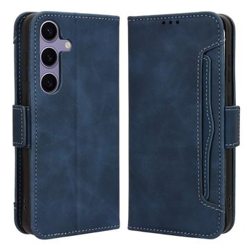 Samsung Galaxy S25+ Etui z portfelem na karty - niebieskie
