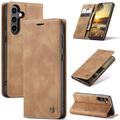 Samsung Galaxy S25+ Etui z Portfelem Caseme 013 - Brąz