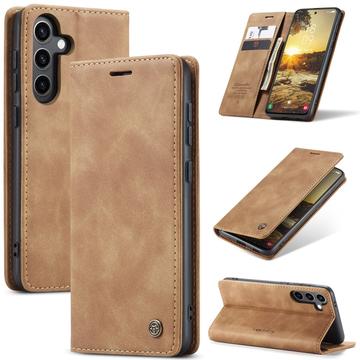 Samsung Galaxy S25+ Etui z Portfelem Caseme 013 - Brąz
