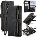 Samsung Galaxy S25+ Wielofunkcyjne Etui-Portfel Caseme C30 - Czarne