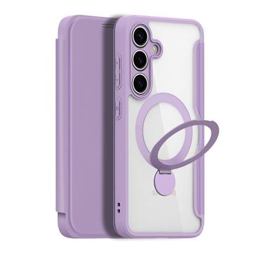Samsung Galaxy S25+ Dux Ducis Skin X Pro Etui z klapką magnetyczną - fioletowy
