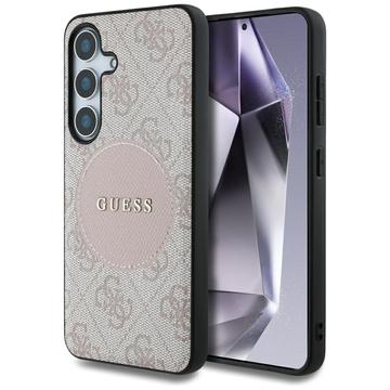 Samsung Galaxy S25+ Guess 4G Round Patch Classic Logo Etui - kompatybilny z MagSafe