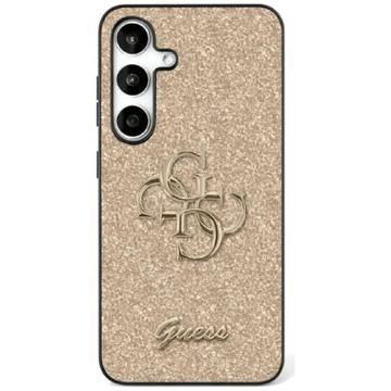 Samsung Galaxy S25+ Etui Guess Fixed Glitter 4G Metal Logo - Złoto