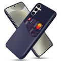 Samsung Galaxy S25+ Etui KSQ z Miejscem na Kartę - Błękit