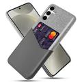 Samsung Galaxy S25+ Etui KSQ z Miejscem na Kartę - Szary
