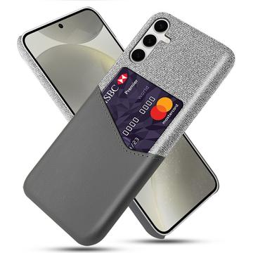 Samsung Galaxy S25+ Etui KSQ z Miejscem na Kartę - Szary