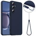 Samsung Galaxy S25+ Etui z Płynnego Silikonu - kompatybilne z MagSafe - Ciemnoniebieski