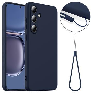 Samsung Galaxy S25+ Etui z Płynnego Silikonu - kompatybilne z MagSafe - Ciemnoniebieski