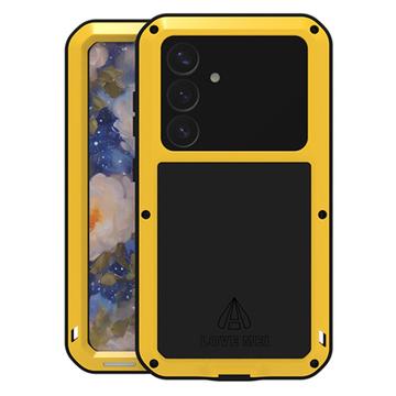 Samsung Galaxy S25+ Hybrydowe Etui Love Mei Powerful - Żółty