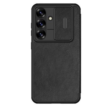 Samsung Galaxy S25+ Etui z Klapką Nillkin Qin Pro - Czerń