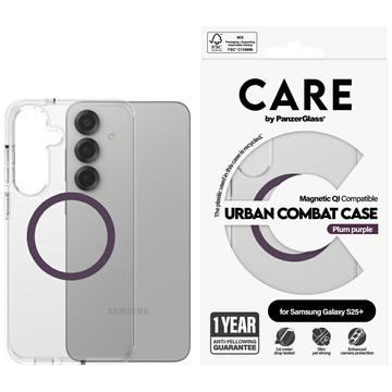 Samsung Galaxy S25+ Etui PanzerGlass Care Urban Combat - kompatybilne z MagSafe - Śliwkowy Fioletowy