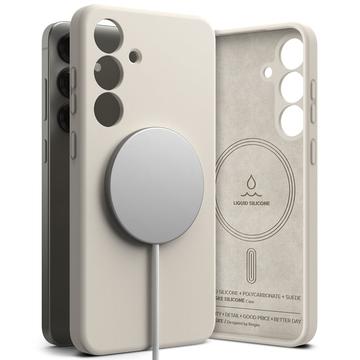  Samsung Galaxy S25+ Etui Ringke Liquid Silicone MagSafe - Kamień