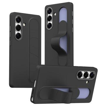 Samsung Galaxy S25+ Smart hybrydowe etui ze stojącym uchwytem - czarny