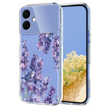 Etui TPU z kwiatowym wzorem na Samsung Galaxy S26 Edge