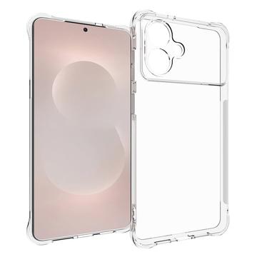 Silikonowe etui odporne na wstrząsy Samsung Galaxy S26 Edge - Transparentny