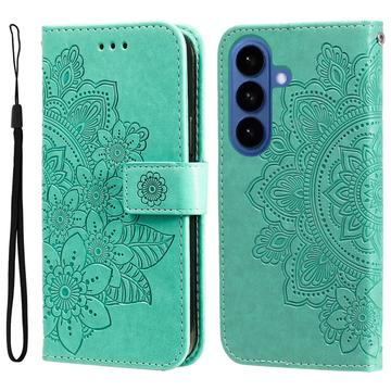 Etui z Portfelem z Serii Mandala Samsung Galaxy S26/S26 Pro - Zieleń