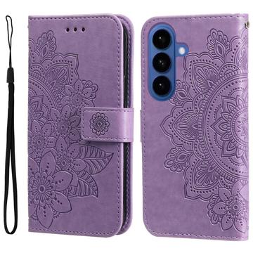 Etui z Portfelem z Serii Mandala Samsung Galaxy S26/S26 Pro - Fiolet