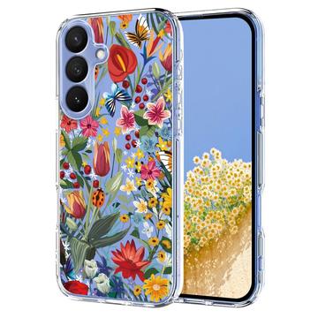 Etui TPU z kwiatowym wzorem na Samsung Galaxy S26 Pro - Lilie
