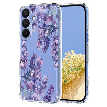 Etui TPU z kwiatowym wzorem na Samsung Galaxy S26 Pro - Wisteria