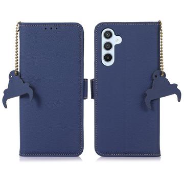 Samsung Galaxy S26/S26 Pro Etui skórzane z portfelem z RFID - Sapphire