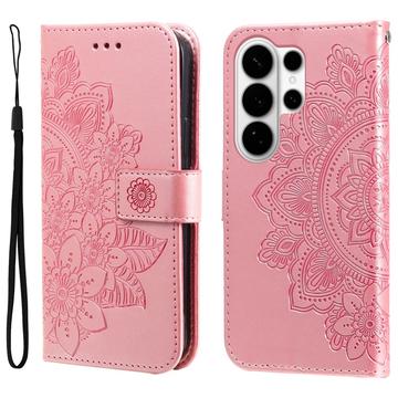Etui z Portfelem z Serii Mandala do Samsung Galaxy S26 Ultra - Róż