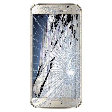 Naprawa LCD i Ekranu Dotykowego Samsung Galaxy S6 (GH97-17260C) - Kolor Złoty