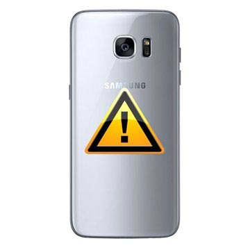 Naprawa Klapki Baterii Samsung Galaxy S7 - Srebrny