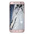 Naprawa LCD i Ekranu Dotykowego Samsung Galaxy S7 Edge (GH97-18533E) - Róż