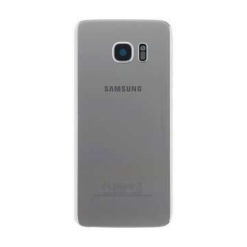 Samsung Galaxy S7 Edge Klapka Baterii - Srebrna