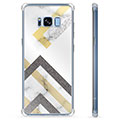 Etui Hybrydowe - Samsung Galaxy S8 - Abstrakcyjny Marmur