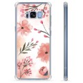 Etui Hybrydowe - Samsung Galaxy S8 - Różowe Kwiaty