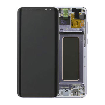 Samsung Galaxy S8+ Przedni Panel & Wyświetlacz LCD GH97-20470C - Orchid Grey
