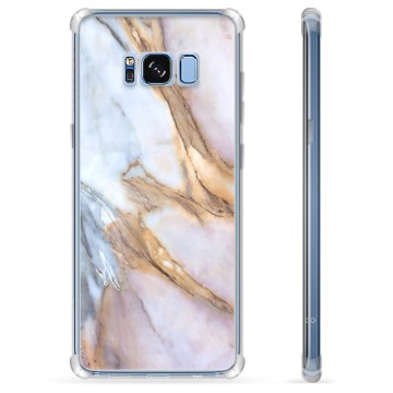 Etui Hybrydowe - Samsung Galaxy S8+ - Elegancki Marmur